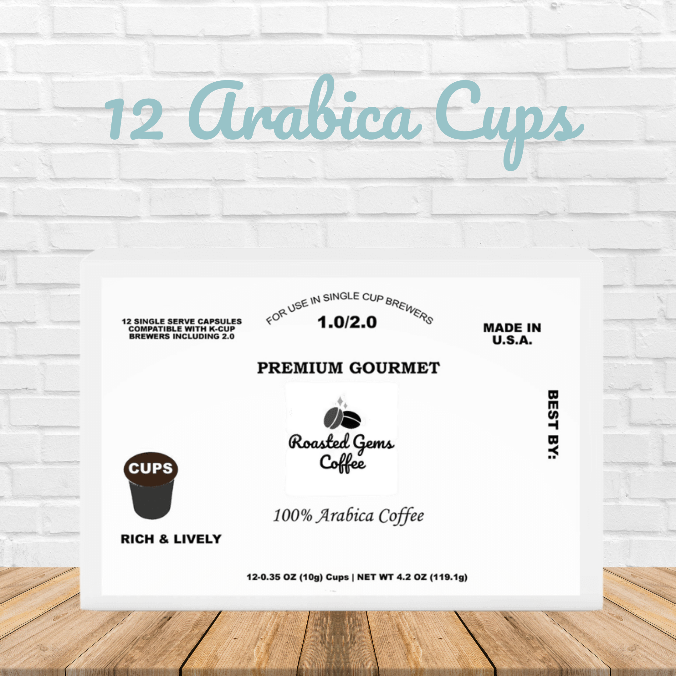 12 Arabica Cups