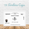 12 Arabica Cups